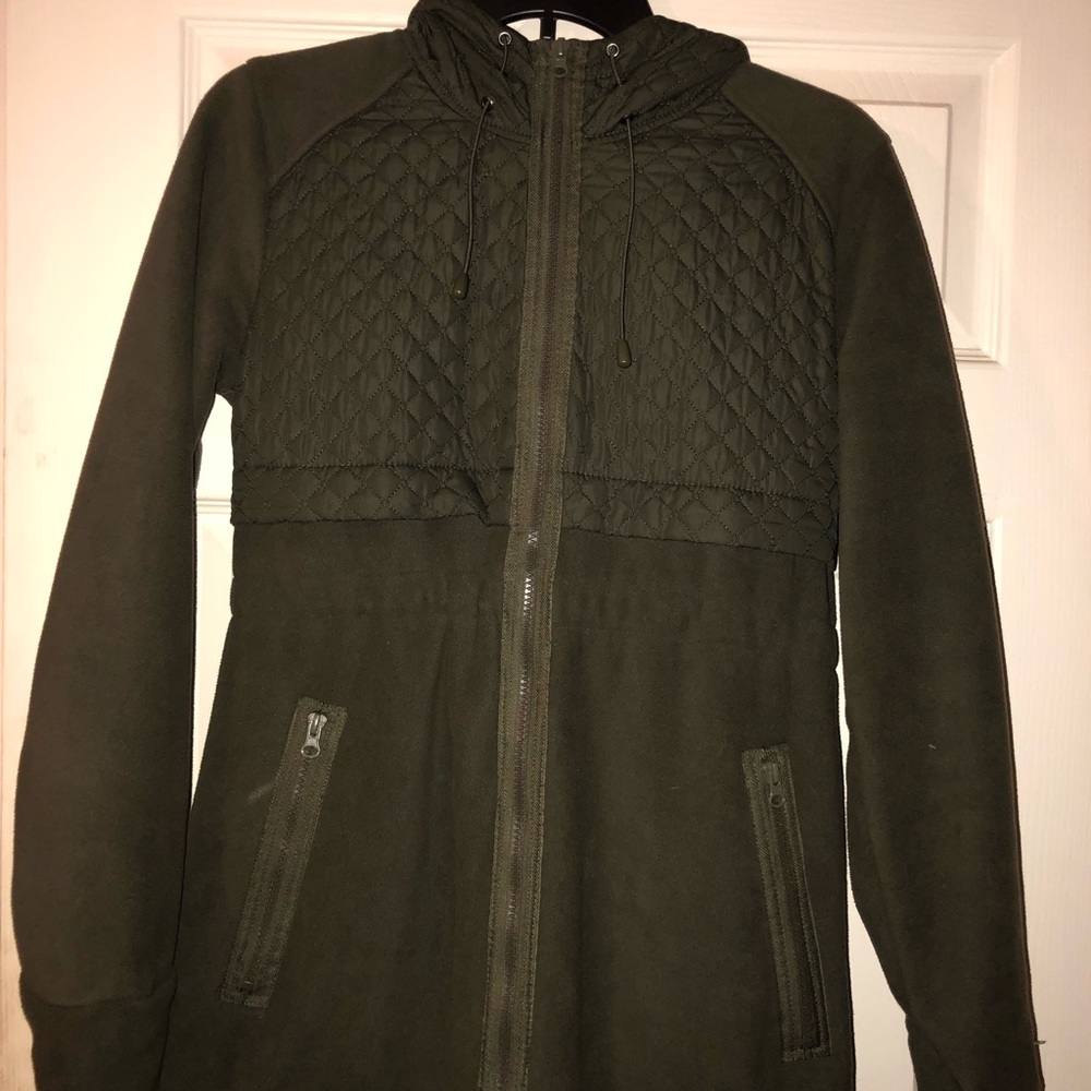 Olive green coat
